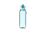 Mepal - Wasserflasche Pop-Up Campus - Auslaufsichere Trinkflasche für Schule & Unterwegs - Transparente Trinkbecher - BPA-frei & Spülmaschinenfest - 500 ml - Turquoise