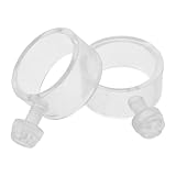 SEWOART 2 Stück Wetterfeste Fahnenmast Befestigungsringe mit Schrauben Robuste Fahnenmastklemmen für Garten und Hof Rutschfestes Fahnenmastzubehör zur Sicheren Flaggenbefestigung