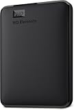 WD Elements Portable externe Festplatte 2 TB (mobiler Speicher, USB 3.0-Schnittstelle, Plug-and-Play, für Windows formatiert) Schwarz