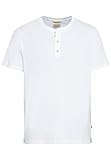 camel active Herren Kurzarm Henleyshirt aus Reiner Baumwolle Weiß Menswear-L
