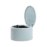 LLINthy Mülldose Desktop Müll Sundies Aufbewahrung Box Schlafzimmer Büro Haus Taubsal Müll Can