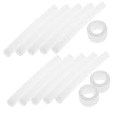 ifundom 1 Set Pinscher Ohrstab Hundeohr Aufstellstütze Hundeohrband Ohrpostierset Für Hunde Hundeohraufkleber Schaumstoff Stützstäbe Hundeohrwickel Perlenbaumwolle Weiß