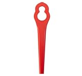60 Stück PA6 Ersatzmesser-Set Kompatibel für Einhell Rasentrimmer GE-CT 18 Li, GC-CT 18/24 Li, BG-CT 18 Li, RG-CT 18 Li, Kunststoffmesser Kompatibel für Einhell Akku-Rasentrimmer Zubehör
