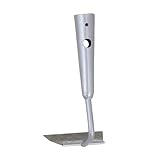 Rekord Unkrauthacke (Edelstahl, genietet) mit pulverbeschichteter Dülle, Arbeitsbreite: ca. 8,1 cm, ideal zum Auflockern und Unkraut entfernen, Ziehhacke, Gartenhacke