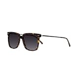 Caboto - Toni - Rechteckige Sonnenbrille, Havanna, Polarisierte NXT® Gläser, 57mm Breite, Azetat
