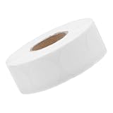 JEWEDECO Weiße Runde Aufkleber Selbstklebend Starke Haftung Präzise Markierung für Büro Haushalt Schule Vielseitige Klebepunkte zum Beschriften Etikettieren Farbcodieren und Organisieren