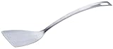 Fackelmann Pfannenwender Essential aus Edelstahl – Ideal zum Wenden von Fleisch, Burger und Fisch, Spülmaschinengeeignet, Silber