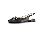 Gabor Damen Slingpumps, Frauen Absatzschuhe,Leichte Mehrweite (G),hochhackige Schuhe,stoeckelschuhe,schwarz (Uni+Gold),40 EU / 6.5 UK