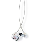 Shure SE425 Pro Kabelgebundene Ohrhörer, schallisolierend, mit detailliertem Klang, Dual-Driver Hybrid, sicherer In-Ear-Passform, abnehmbarem Kabel, langlebiger Qualität, Durchsichtig (SE425-CL)