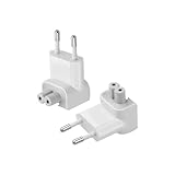 2PCS AC Adapter Stecker für A-pple MacBook, EU-Netzteil kompatibel mit Ersatz für lPhone lPad lPod M acBooks Pro lBooks Stecker Europa Universal Ladeadapter