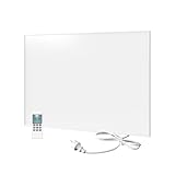 Byecold Infrarotheizung 580 Watt, Energiesparende Wandheizung Infrarot Elektrisch, Heizpanel mit integriertem Thermostat, CO₂ freier Betrieb, Elektroheizung für Wohnzimmer & Schlafzimmer