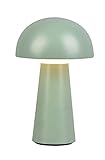 Reality Leuchten LED Akku Außentischleuchte Lennon R52176149, Kunststoff Pistazien Grün, inkl. 2x Watt LED, Touch-Dimmer