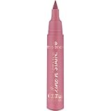 essence line n' STAIN! TATTOO LIP LINER, Nr. 01, Rot, langanhaltend, definierend, Färbeeffekt, farbintensiv, vegan, ohne Parfüm, ohne Alkohol, ohne Parabene, 1er Pack (2.5ml)