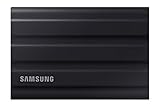 Samsung Portable SSD T7 Shield, 4 TB, USB 3.2 Gen.2, 1.050 MB/s Lesen, 1.000 MB/s Schreiben, Robuste externe Festplatte Outdoor für Mac, PC und Smartphone, Schwarz, MU-PE4T0S/EU