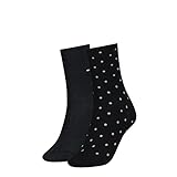 Tommy Hilfiger Damensocken mit Punkten Schwarz - 39/42