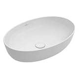 Villeroy & Boch 419861BCT1 Ovales Waschbecken, oval, Weiß, 610 mm, 410 mm, 10,7 kg