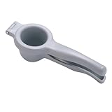 MUCKLILY Handliche Zitruspresse Blau Manuelle Saftpresse für Obst und Zitrusfrüchte für Küche und Gastronomie Ergonomisches Design Korrosionsbeständiges Material