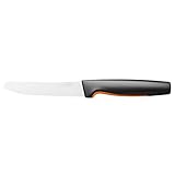 Fiskars Tomatenmesser, Functional Form, Gesamtlänge: 23 cm, Japanischer Edelstahl/Kunststoff, 1057543