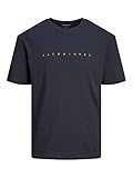 Jack & Jones Herren Jjestar Jj Tee Noos T-Shirt, Dark Navy, M EU