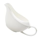 TOPPERFUN 1Stück Keramik Saucenkrug Eleganter und Praktischer Sauce Behälter für Dressings Brühen und Dips für Täglichen Gebrauch und Festliche Anlässe Langlebig und Sicher