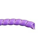Heldentat zum schutz Von spiralen Spiralkabelwickelbänder 2 Meter Kunststoff Mehrfarbig 8-16mm(Purple Color,12mm inside diameter)