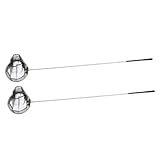 ibasenice 2Stücke Versenkbare Fischernetze Angeln Karpfenkescher für Fischen und Insekten im Garten oder Outdoor Aktivitäten