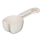 KESOTO Mehlschaufel, Schaufel für Trockene Lebensmittel, Mehrzweck Körnerschaufel, Leichtes Küchenwerkzeug Zum Servieren von Speisen auf Gewerblichen Partys, Weiß