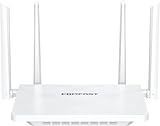 COMFAST WLAN Router 3000Mbit/s WiFi 6 Dual-Band Internet Router mit 4 Antennen, 4 Gigabit LAN Ports, Mesh Unterstützung, MU-MIMO, OFDMA, WPA3, TWT Technologie, IPv6, Signal LED für stabiles Netzwerk