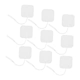 WEKAMOS 24 Stück Teiliges Ems Muskelstimulations pad Selbstklebend Wiederverwendbar Kompatibel mit Steckern für Therapie und Reizstromgeräte