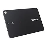 UGREEN FineTrack Slim kompatibel mit Apple Find My (nur iOS), Bluetooth Tracker, IP68 Wasserdicht, wiederaufladbarer Geldbörsenfinder, SmartTag Tracker Karte für Wallet, Reisepässe, Gepäck