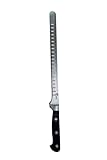 Pradel Excellence - Schinkenmesser Maitre Chef – Klinge 28 cm – Edelstahl 3Cr14 – Ergonomischer Griff POM – Anti-Haft-Waben – Gesamtlänge 41,5 cm, Schwarz Silber