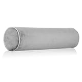 ULTECHNOVO Runder Nackenstützkissen aus Memory Ergonomisches Nackenrolle für Seitenschläfer Unterstützt die Wirbelsäule Hypoallergen und Atmungsaktiv