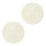 WEKADRIN 2 Stück Teiliges Hundespielzeug Gummiball Leuchtend bei Dunkelheit Interaktiver Quietscher Fördert Spielspaß und für Aktives Hundetraining