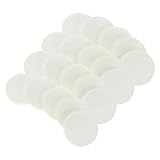 NIYANGLE 200 Stück Baumwoll diffusor Pads Rund Nachfüllpads für Aromatherapie Anhänger Ätherische Öle Diffuser Zubehör Angenehm Hautfreundlich für Zuhause und Unterwegs