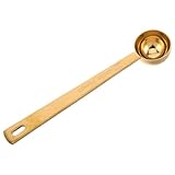 SOPOTUTU Kaffeelöffel aus mit Langer Griff für Präzises Abmessen und Mischen von Kaffeepulver Milchpulver und Gewürzen Vielseitiger Portionslöffel für Backen und Kochen