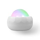 Syfunlv LED Sternenhimmel Projektor,16 Farben Ozeanwelle Galaxy Projector,Nachtlicht Sternenhimmel Kinder mit USB,Polarlicht Lampe Aufladbar,für Schlafzimmer,Kinderzimmer,Partys (Weiß,Nordlichter)