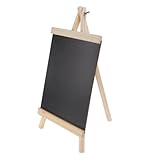 OSALADI 1Stück Mini Holztafel für Nachrichten Wiederverwendbare Kreidetafel für Bar Restaurant Hochzeit und Zuhause Praktisch Tragbar und Langlebig