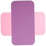 Garneck 2 Stück Rutschfeste Yoga Schutzpolster aus Tpe mit Hoher Rückfederung Komfortable Ellbogenschutzpolster für Yoga und Bodenübungen in Tiefviolett und Rosa