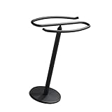 Edelstahl-Handtuchständer, S-förmiges Badregal mit rutschfester Unterseite, eleganter Uhrenständer, S-förmiges Badetuch mit rutschfester Unterseite