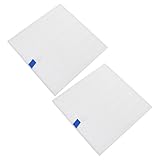 Generisch 2 Stück Ersatzfilter Nagelstaubabscheider Wiederverwendbarer Filter aus Robustem Material Kompatibel für Nagelstaubsauger Weiß für Maniküre Nagelstudio