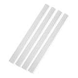 VALICLUD 4Stücke Ersatzkanten für Kehrschaufeln Flexible Kunststoffstreifen für Staubpan Langlebige und Leicht zu Reinigende Staubschaufel Zubehörteile für Effektive