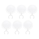 Gadpiparty 6-teiliges Klebriges Stiftehalter-Lupen-Set mit Clip, Hand-Leselupe für Edelsteinkunst und Handwerks-Detailarbeiten