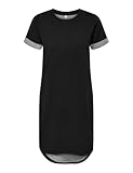 JDY Damen JDYIVY S/S Dress JRS NOOS Lässiges Kleid, Black, S