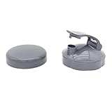 Flacher Deckel Und Klappdeckel Als Ersatz For Mixbecher, Kompatibel Mit Nutribullet Und Entsaftern (600 W Und 900 W).