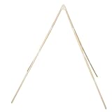 JOINPAYA Zelt Ersatzstangen aus Massivem Rundholz mit Dreieckigen Holzhalterungen Stabile Natürliche Holzdübel für Spielhausrahmen Kinderfreundliche Zeltstützen und DIY Spielzelt Reparatur