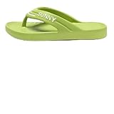 Gyios Hausschuhe Damen Eva Flip Flops Nicht -Slip -Sommer -Hausschuhe Dicke Soled -Paare Rutschten Strapazierfähige Weiche Sohle Strandsandalen Innen Im Freien-grasgrün-40-41