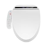 YU YUSING Intelligenter Smart Toilettensitz WC Bidet mit Düse, Toilette Dusche Bidet Beheizter Sitz mit Absenkautomatik, Einstellbarem Wasserdruck, Warme Lufttrocknung, Leicht zu reinigen