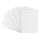 Ideen mit Herz Malkartons in Akademie-Qualität | Malpappe | Grundierte Leinwand-Pappe (Din A5 | 10 Stück)