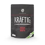 Der Hanfbayer® regionales Hanf Protein Pulver 350g [MIT 55% PROTEIN] - inkl. LECKERE E-Rezepte - veganes Proteinpulver mit Magnesium & Aminosäuren für Muskelaufbau - wasserlösliches Hanfprotein