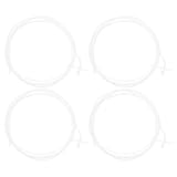 Tofficu 4 Stück Pe Schaumschlauch Verlängerungsset Flexibler Dichtungsschlauch für Sprühschaum 3m Lang Ersatzdüsen für Heimwerker und Hausrenovierung